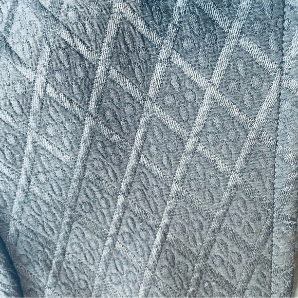 Liz Claiborne Vintage Black Collarless Blazer Jacket with Embroidery - Size 10P - Picture 10 of 11